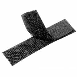 strips of hook and loop material