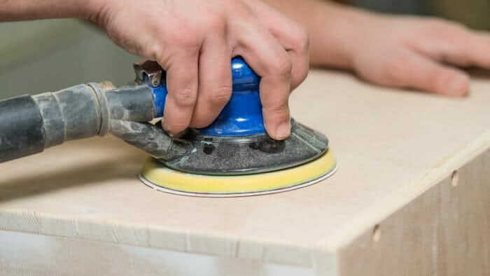 sanding your cabinets