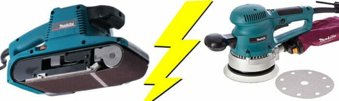 belt sander vs orbital sander